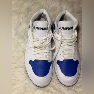 Jordan Men's Sneakers White and Royal Blue